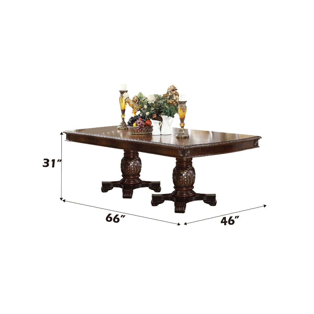 Chateau De Ville - Dining Table - Espresso Finish