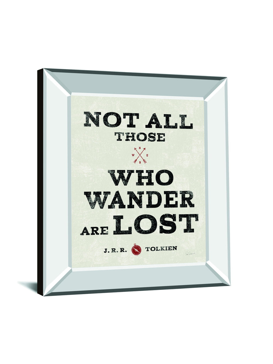 Cabin Life IV By Sue Schlabach - Mirror Framed Print Wall Art - White