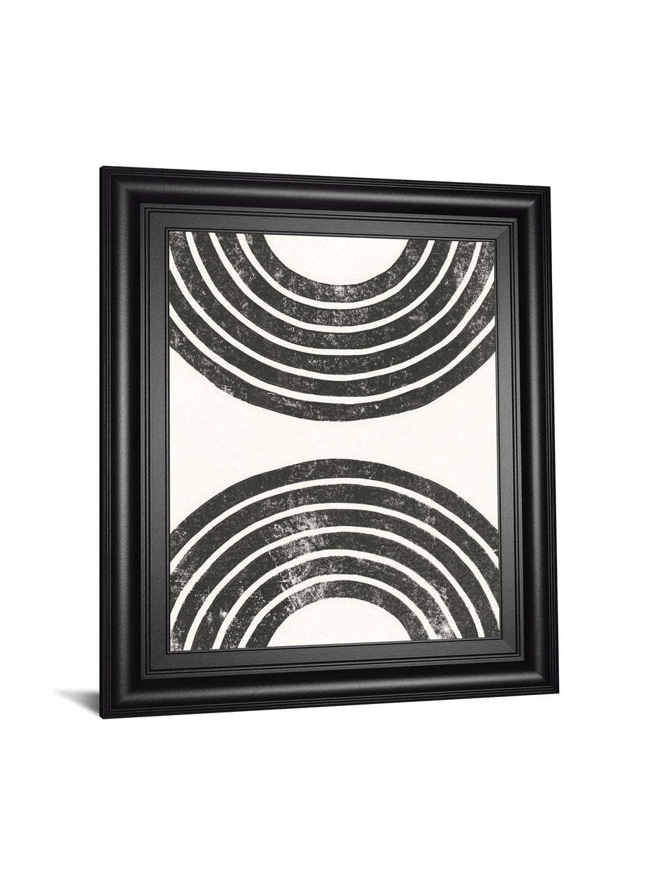 Over The Rainbow BW I By Moira Hershey - Framed Print Wall Art - Black