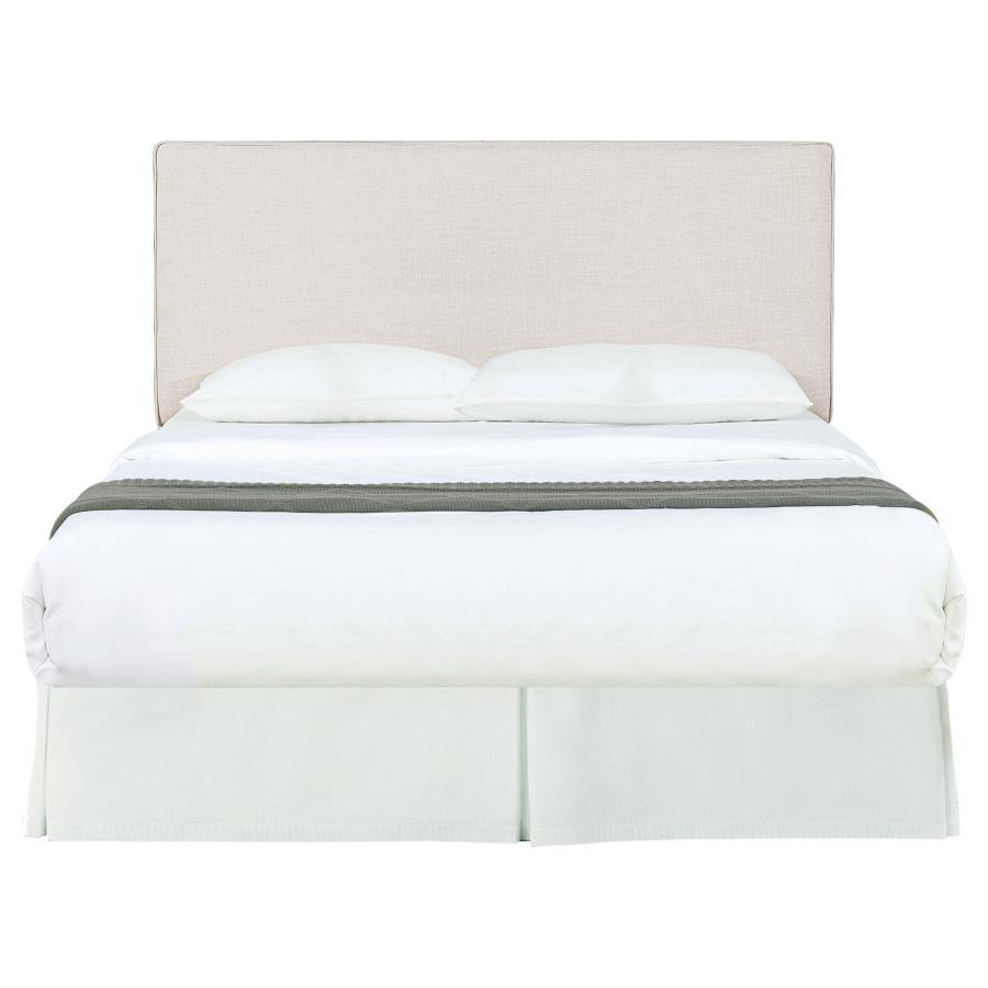 Kosmo - Upholstered Queen / Full Panel Headboard - Sand