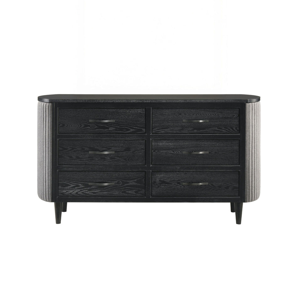 Skyline - 6 Drawer Dresser - Onyx