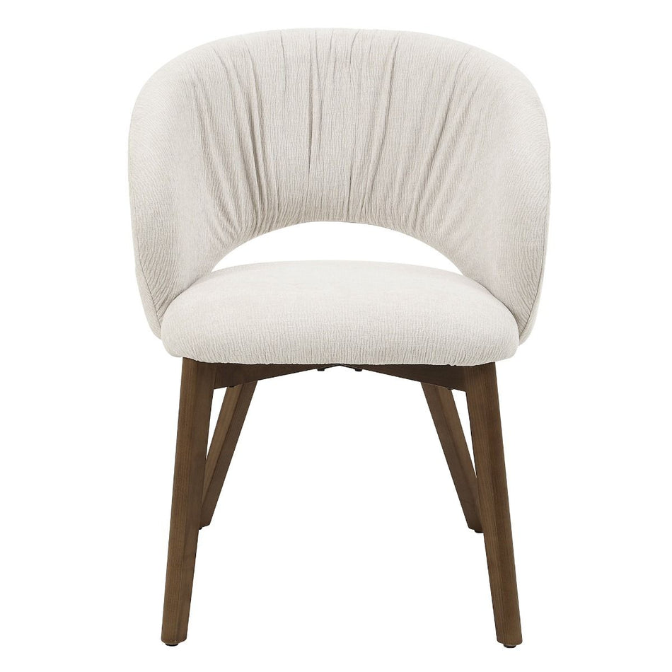 Eada - Arm Chair (Set of 2) - Beige Chenille