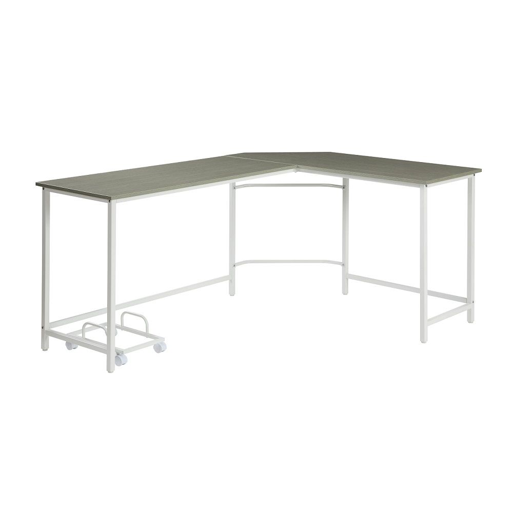 Dazenus - Escritorio - Acabado gris y blanco - 30"