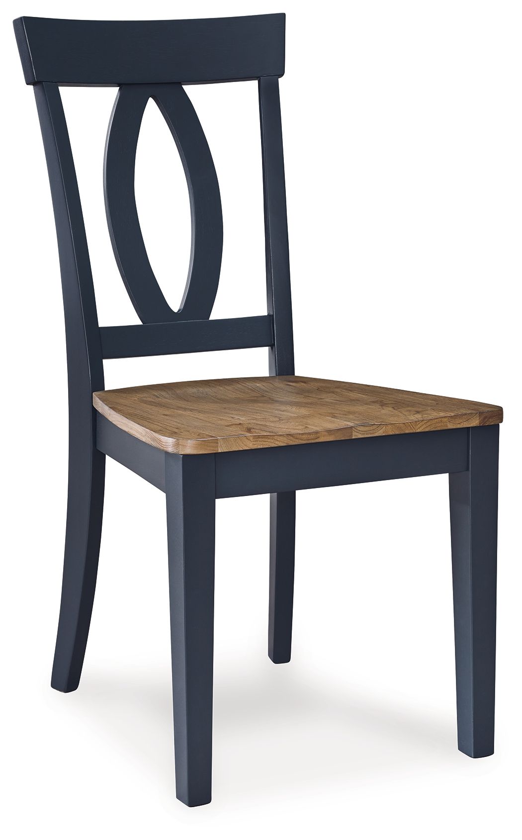 Landocken - Marrón / Azul - Silla auxiliar para comedor (juego de 2)