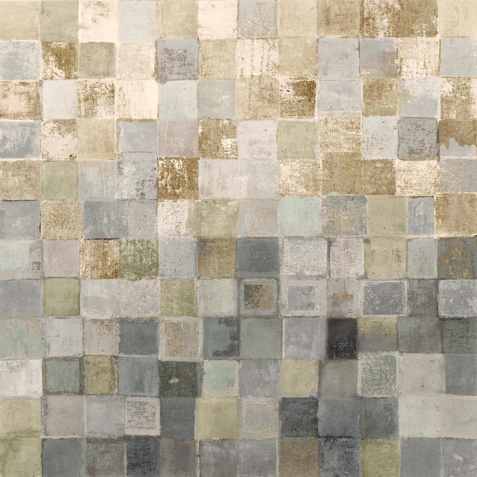 Footpath Abstract By Lorenzo Collective (Framed Small) - Gray