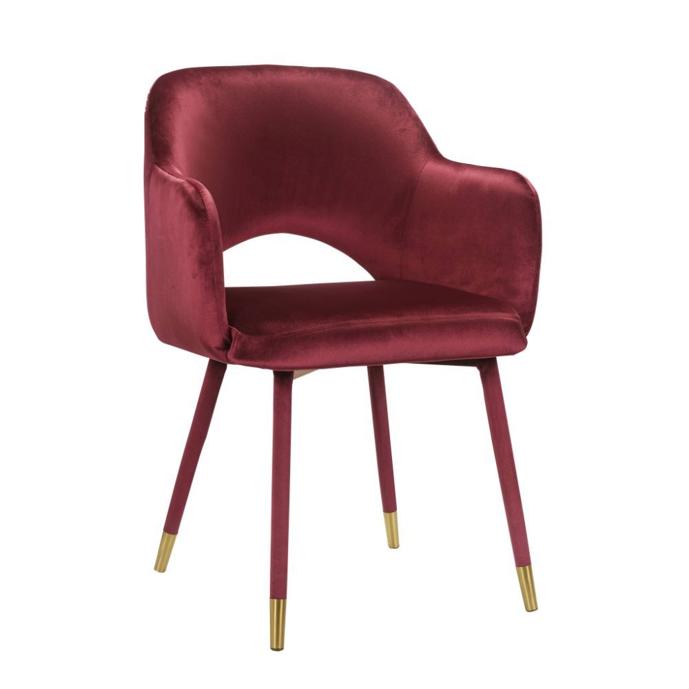 Sillón con acento de madera de manzano