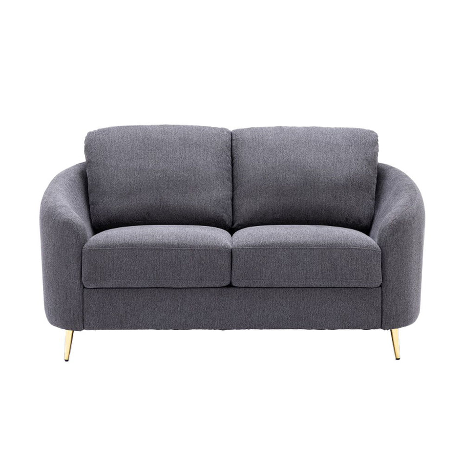 Yuina - Loveseat - Gray Linen