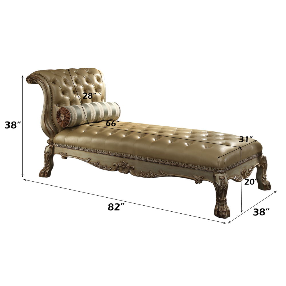 Dresden - Chaise longue con 1 almohada