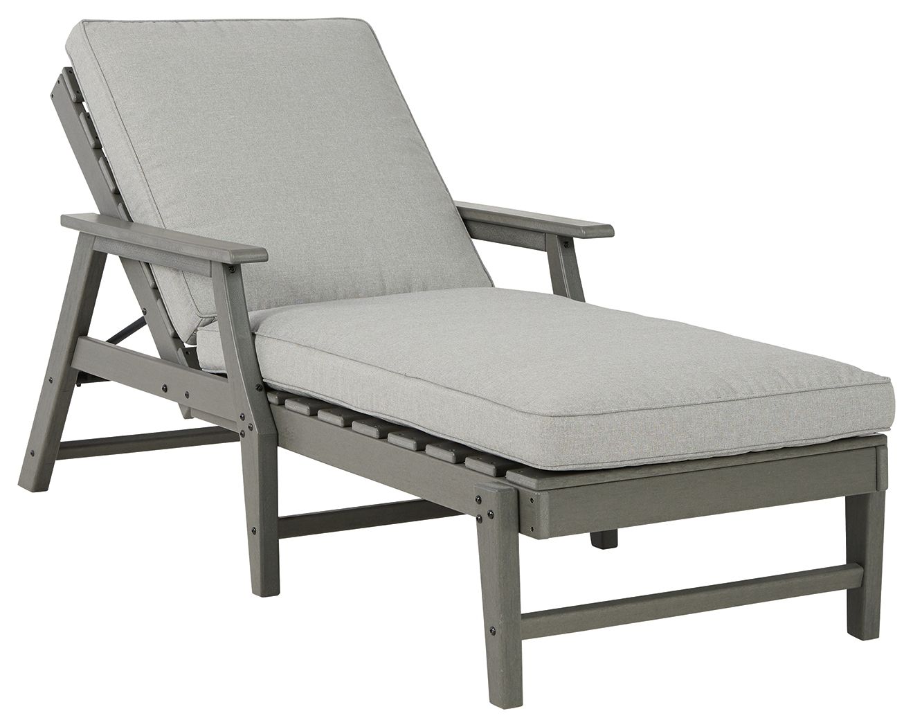 Visola - Gris - Chaise Lounge con Cojín