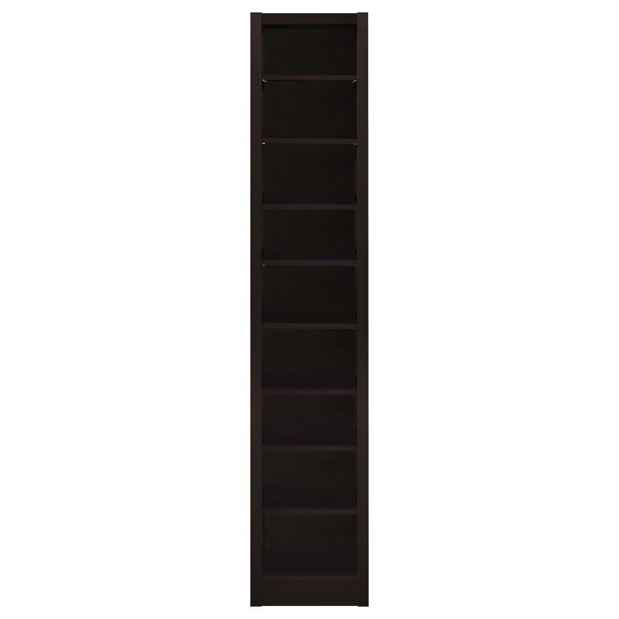 Eliam - 9-Shelf Bookcase - Cappuccino