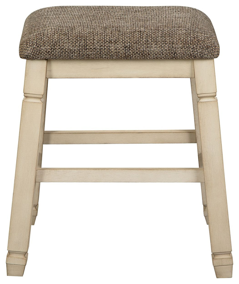 Taburete tapizado Bolanburg - Beige - Juego de 2