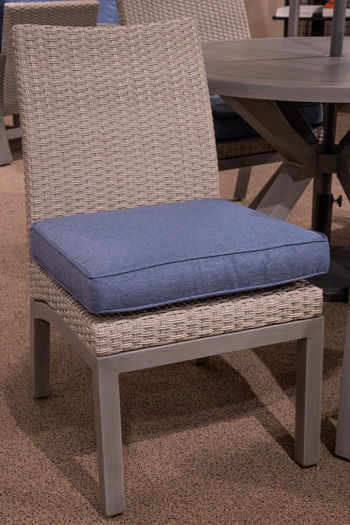 Half Moon Beach - Blue / Gray - Side Chair With Cushion (Set of 2)