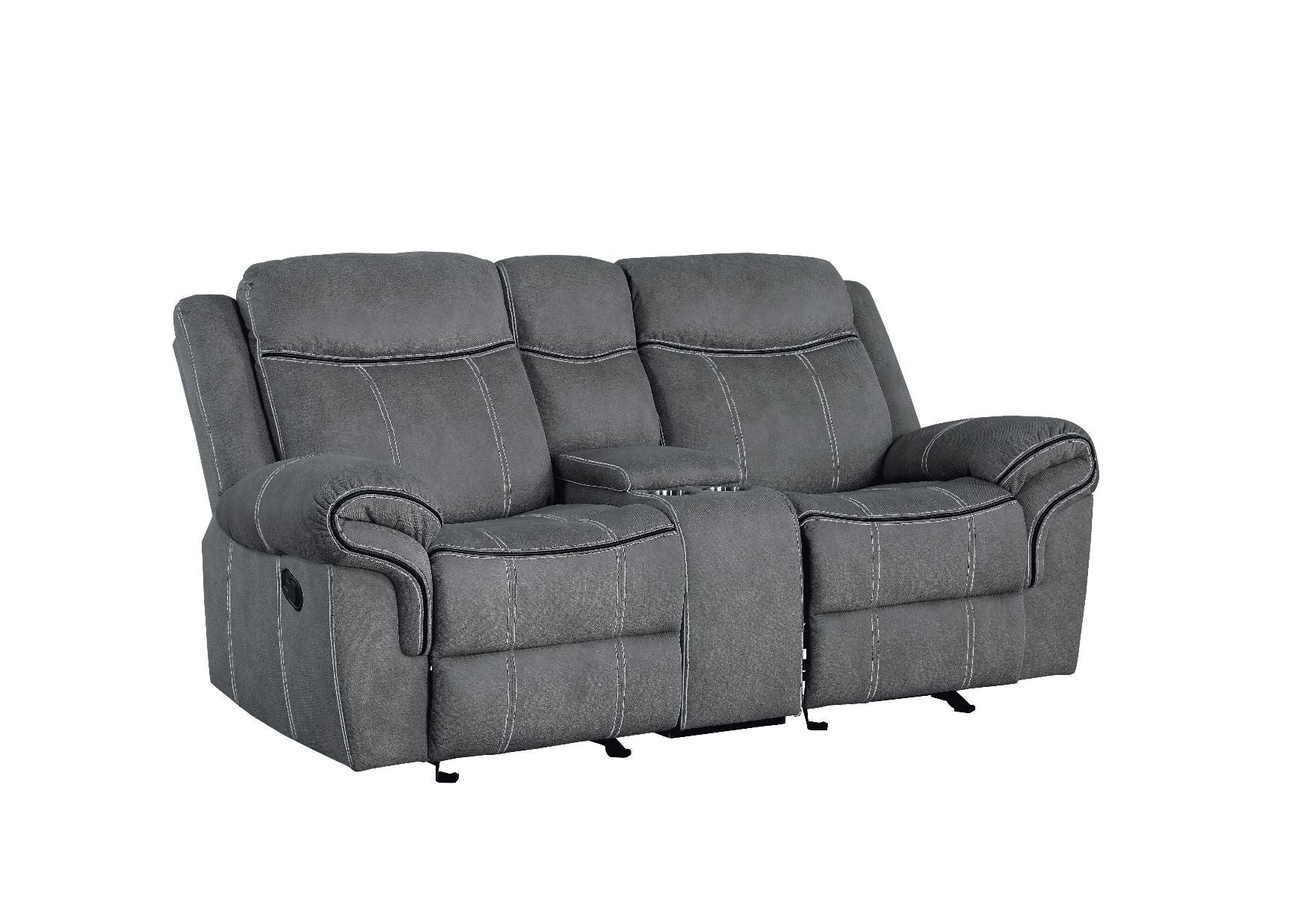 Zubaida - Loveseat con base USB y consola (planeador y movimiento)