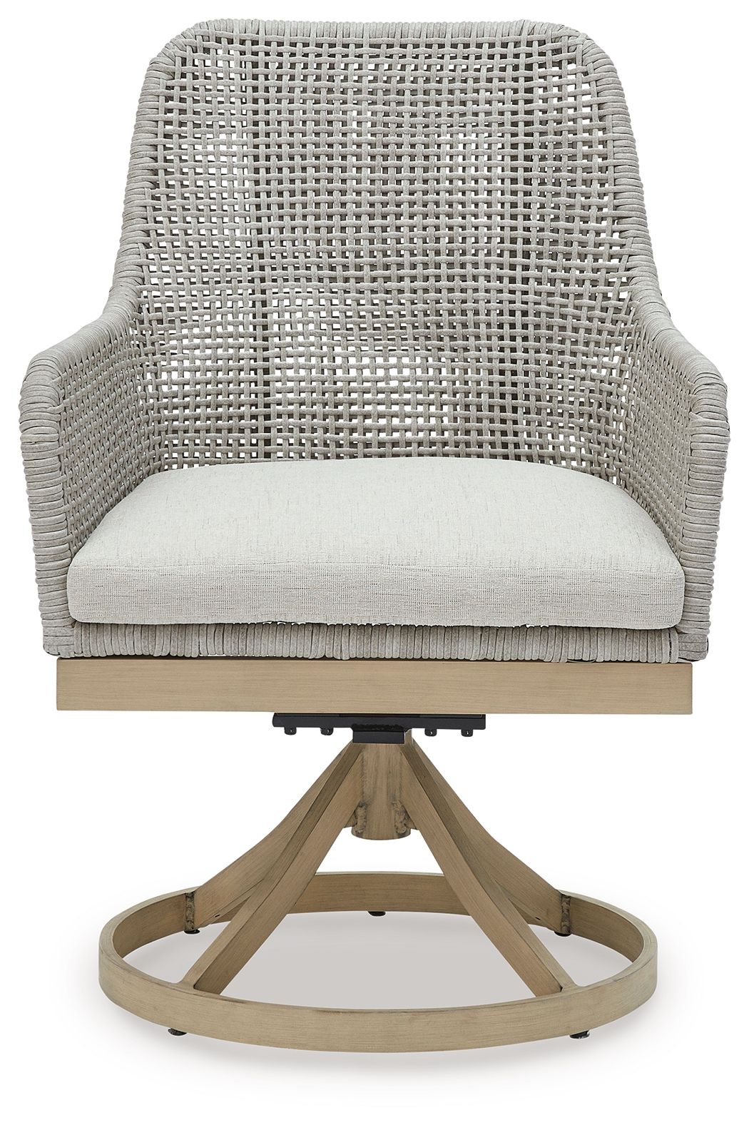 Seton Creek - Gris - Silla giratoria con cojín (juego de 2)