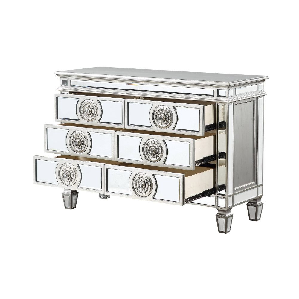 Varian - Servidor - Espejo y platino antiguo - 34"