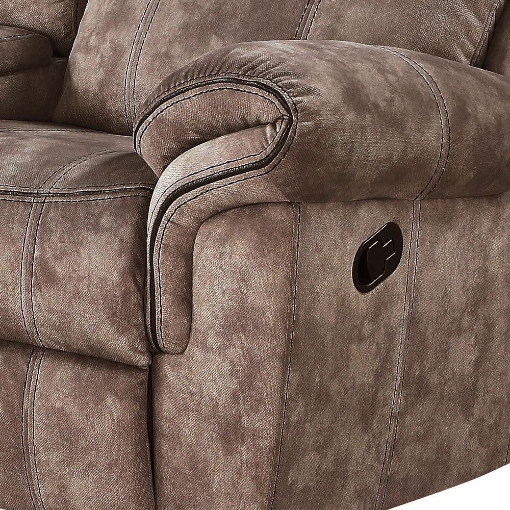 Zubaida - Loveseat con base USB y consola (planeador y movimiento)