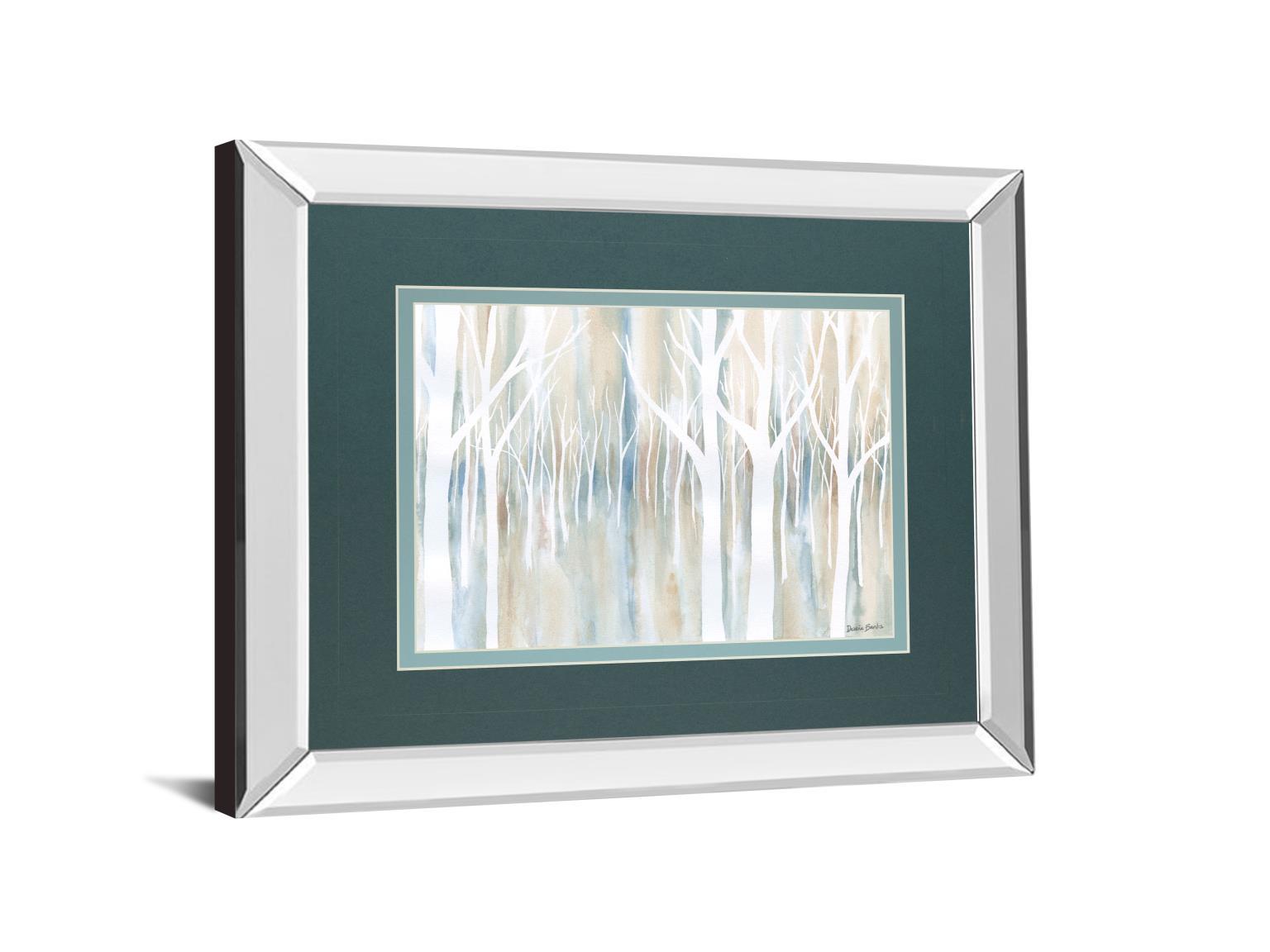 Mystical Woods By Debbie Banks - Mirror Framed Print Wall Art - White