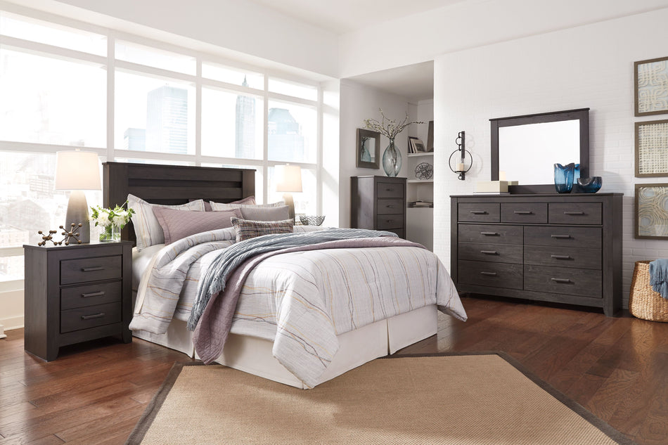 Cabecero de cama con paneles Brinxton
