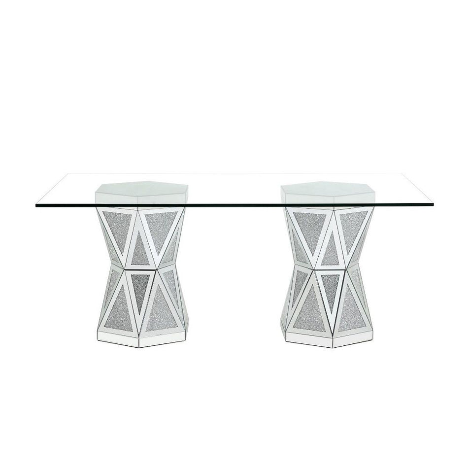 Noralie - Mesa de comedor - Espejo - Cristal
