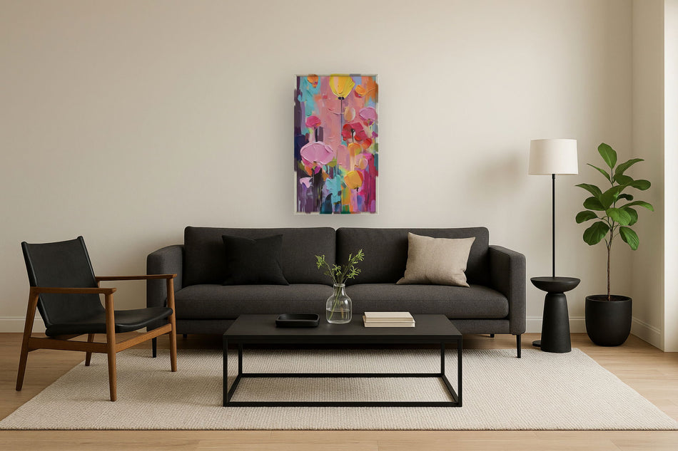 Blossom Radiance - 24" x 40" Framed Wall Art