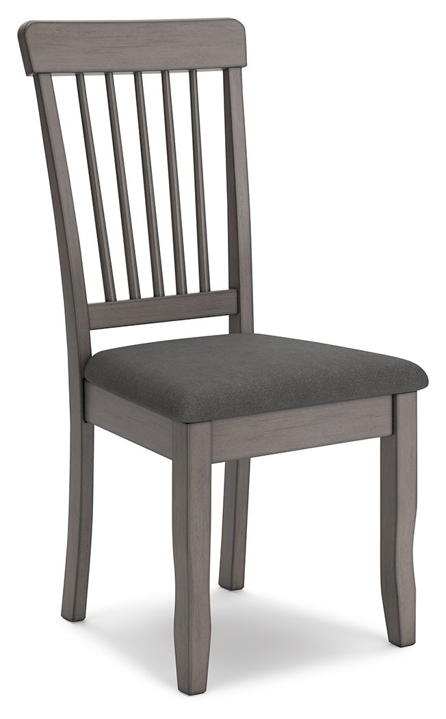 Shullden - Gris - Silla auxiliar para comedor (juego de 2)