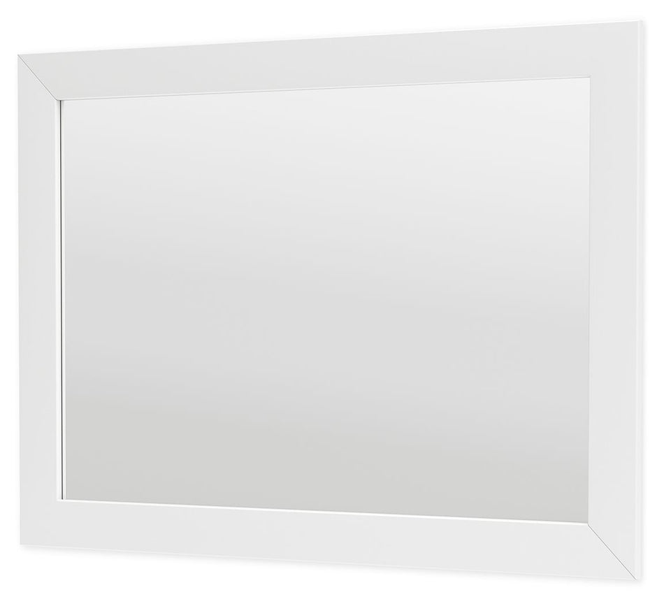 Espejo de dormitorio Mollviney - Blanco