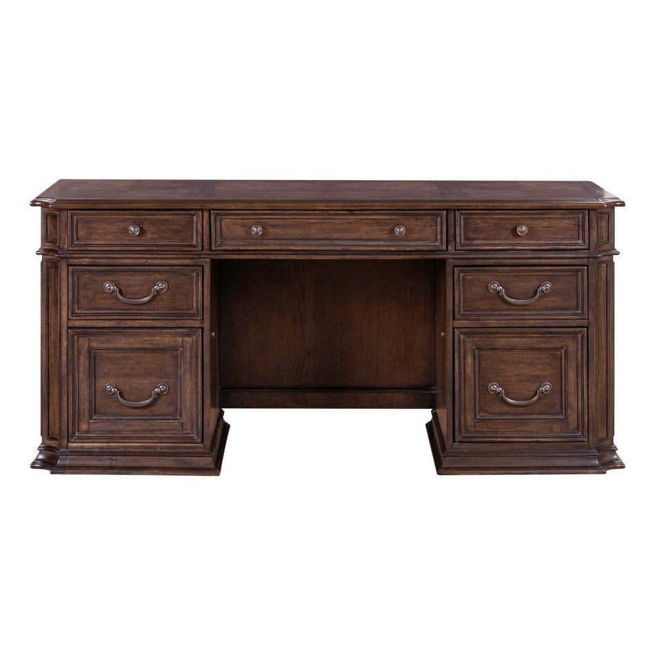 Providence Park - Jr Executive Credenza - Chateau Brown