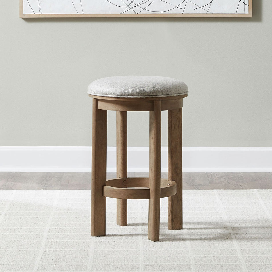 Ballentine - Upholstered Console Stool - Brown