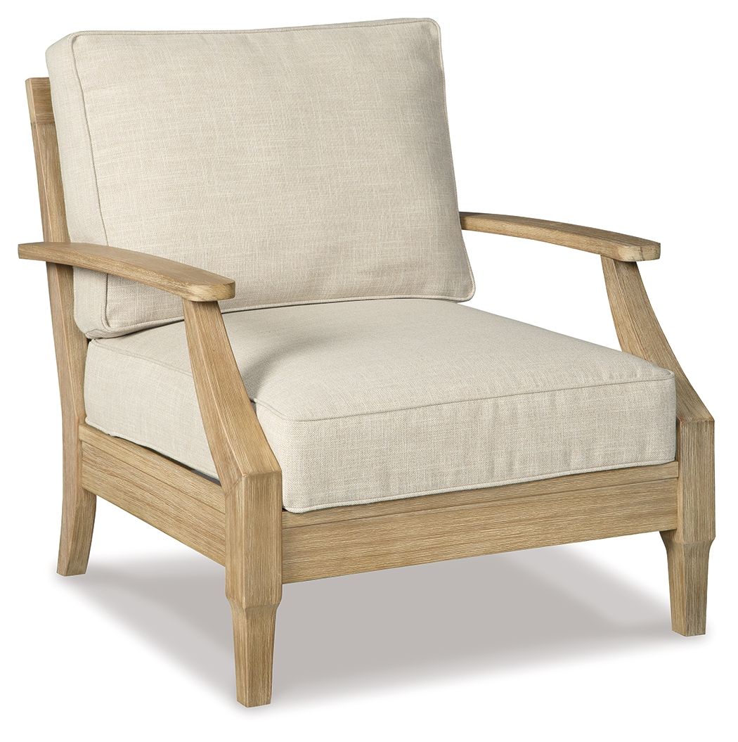 Clare - Beige - Sillón con cojín