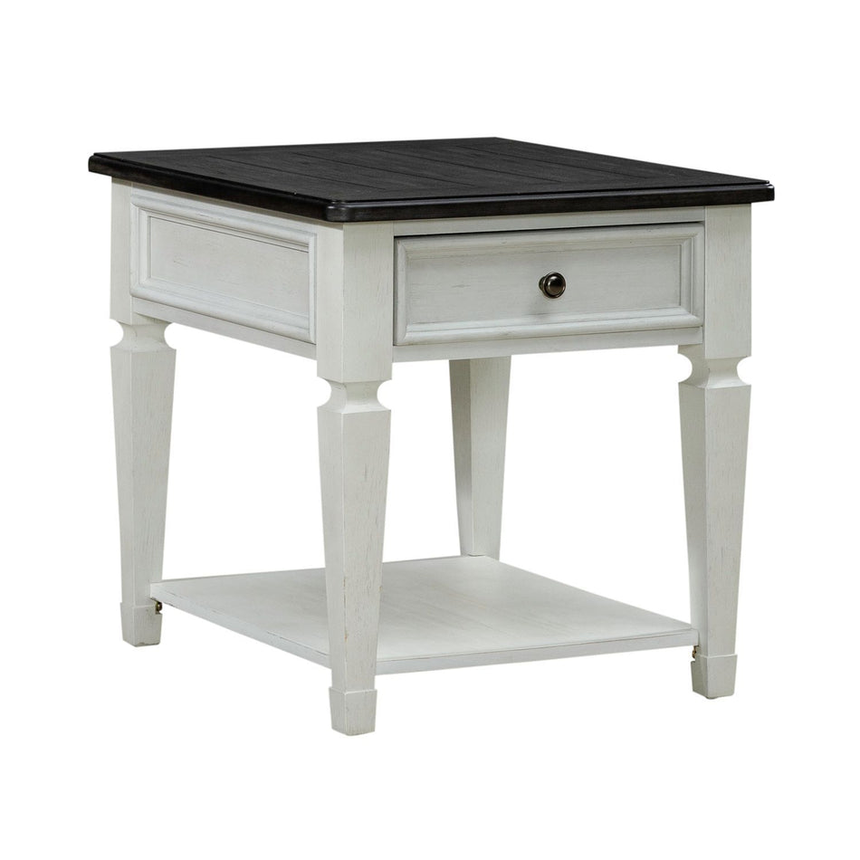 Allyson Park - Drawer End Table - White