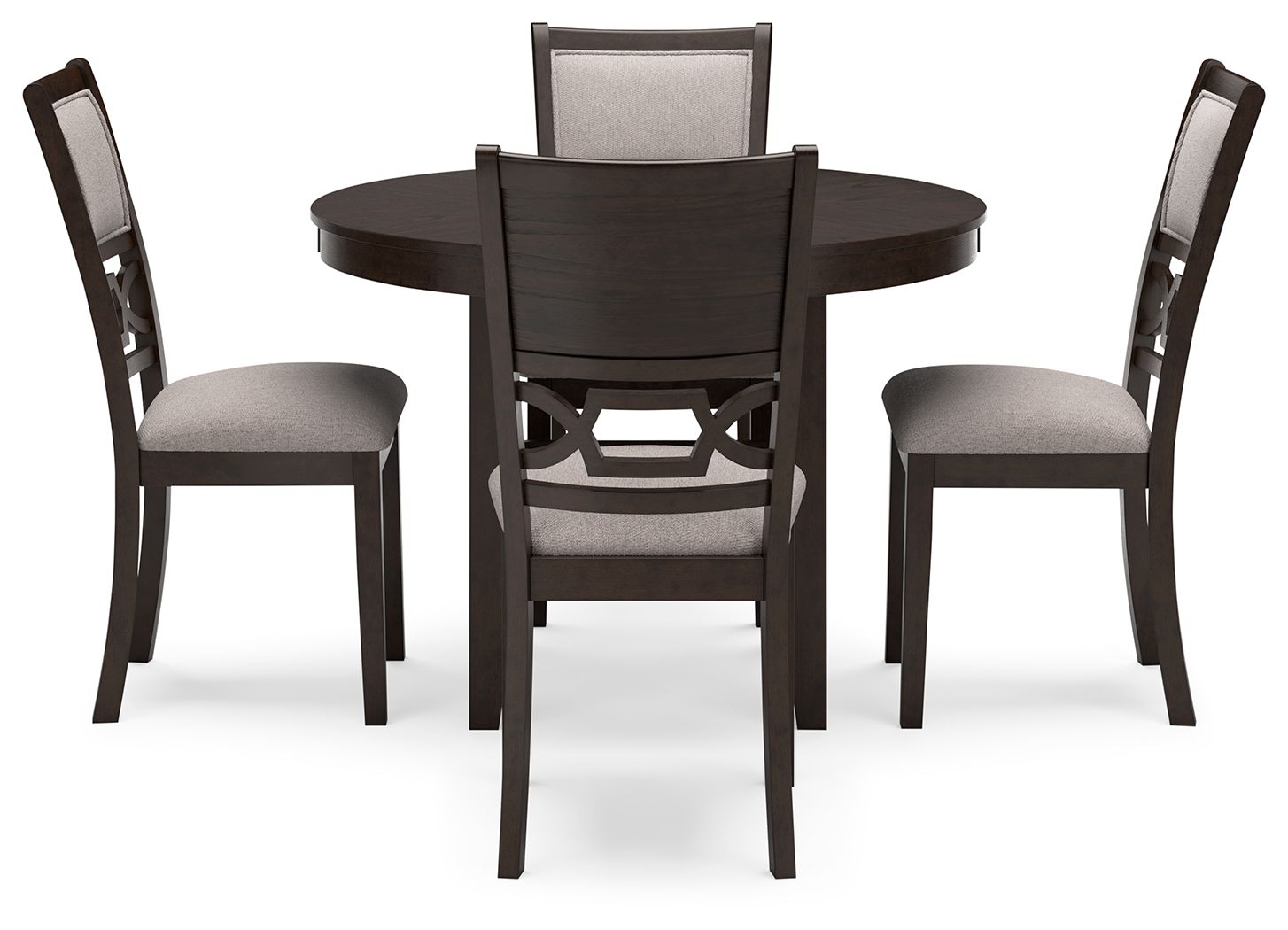 Juego de mesa de comedor Langwest - Marrón (juego de 5)
