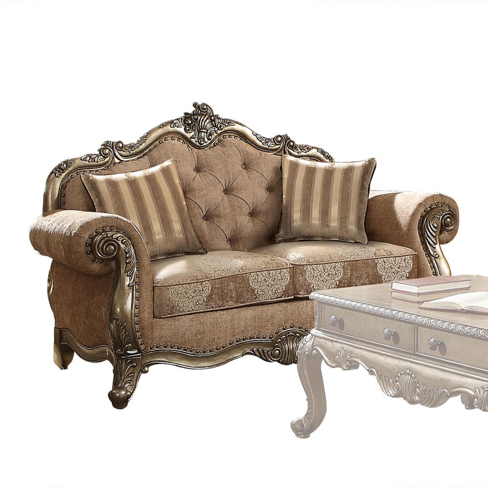 Ragenardus - Loveseat (con 2 almohadas)