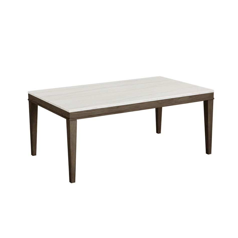 Essence - 70" Rectangle Dining Table With Marble Top