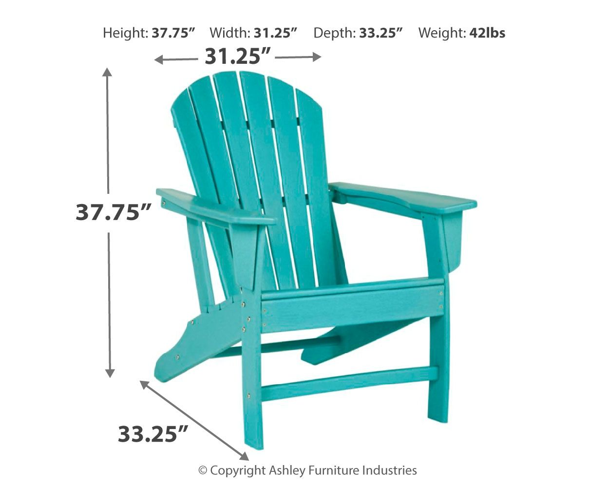 Sundown Treasure - Silla Adirondack para exteriores