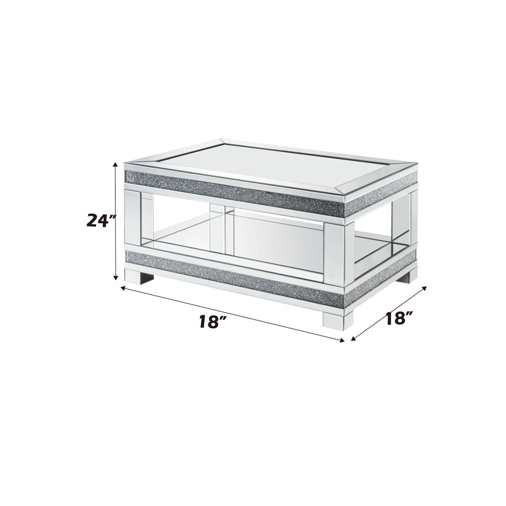 Noralie - Mesa de centro - Plata perlada