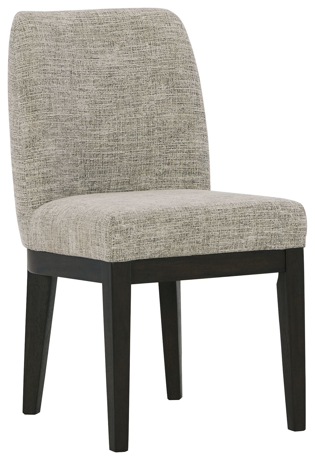 Burkhaus - Beige / Marrón oscuro - Silla auxiliar de comedor UPH (juego de 2)