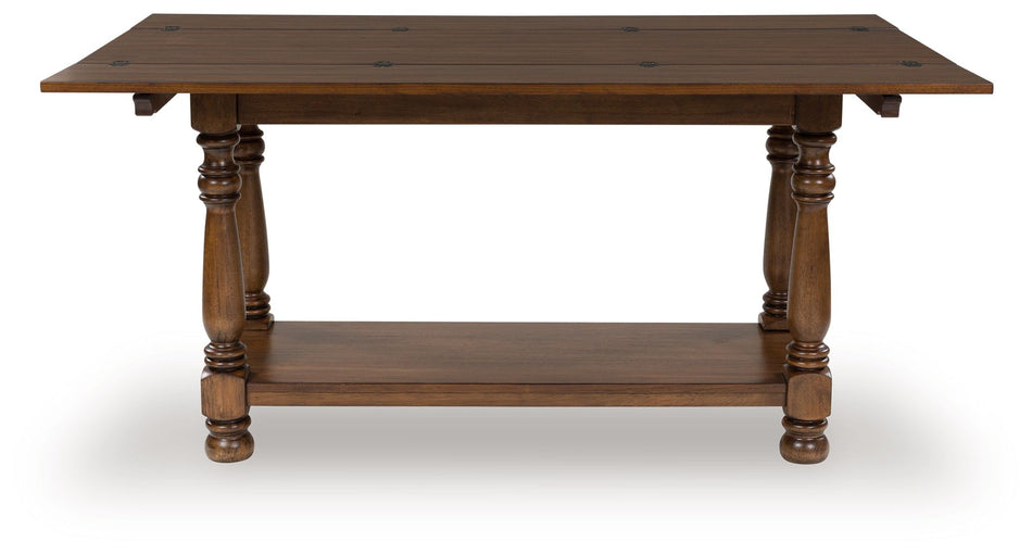 Mesa de sofá abatible Sturlayne - Marrón