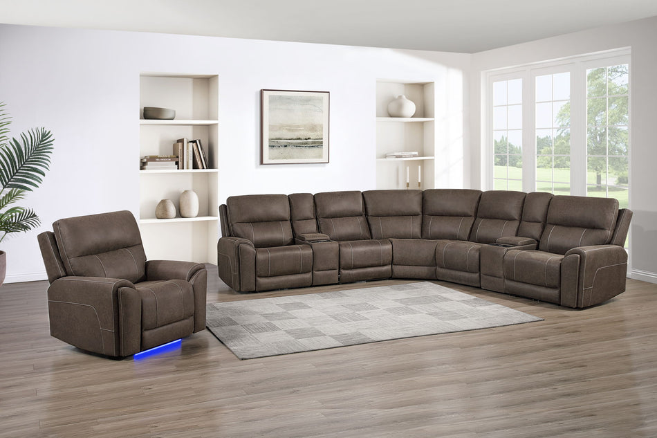 Gaia - Auto Glider Recliner With Power Headrest & Footrest