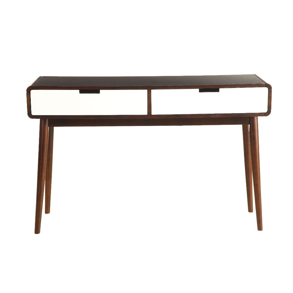 Christa - Mesa auxiliar - Espresso y blanco