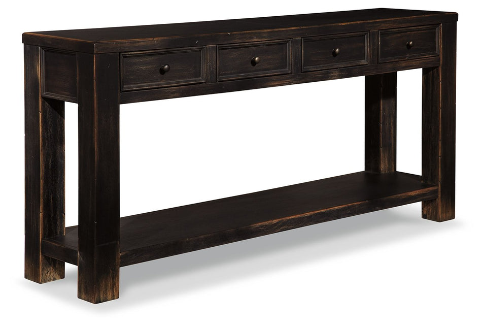 Mesa de sofá Gavelston - Negro