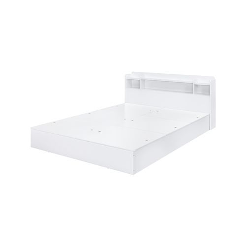Perse - Cama Queen - Acabado Blanco