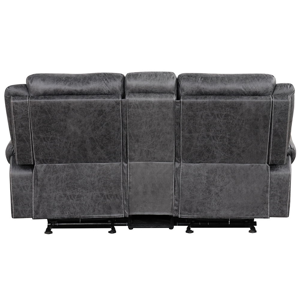 Zubaida - Loveseat con base USB y consola (planeador y movimiento)