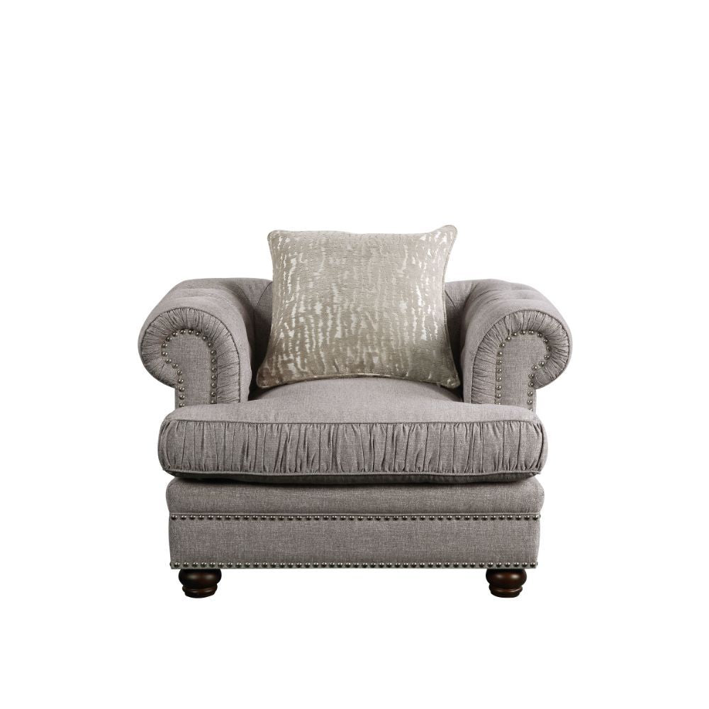 Gardenia - Silla - Tela Gris