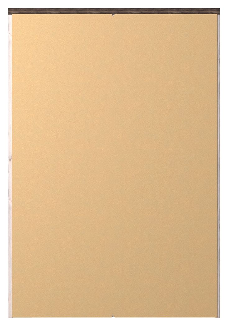 Cómoda de cuatro cajones Gerridan, color blanco y gris