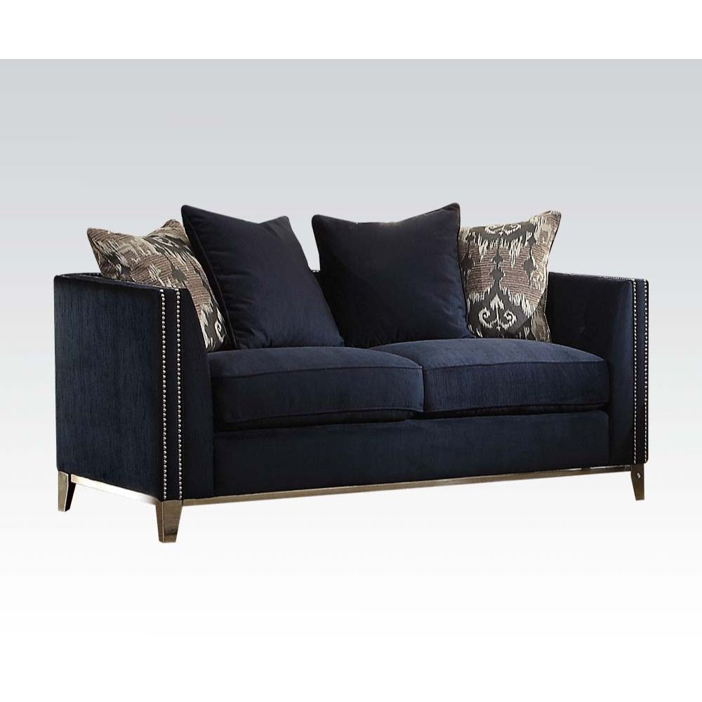 Phaedra - Loveseat - Tela azul
