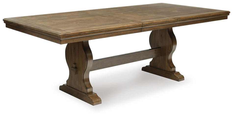 Sturlayne - Marrón - Mesa extensible rectangular para comedor