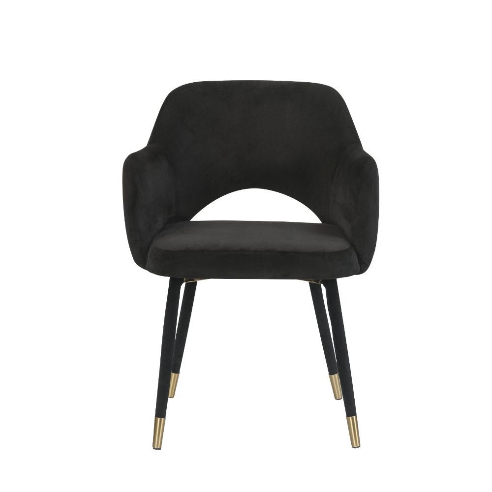 Sillón con acento de madera de manzano