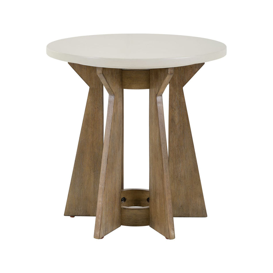 Berkley Square - Round End Table - Brown