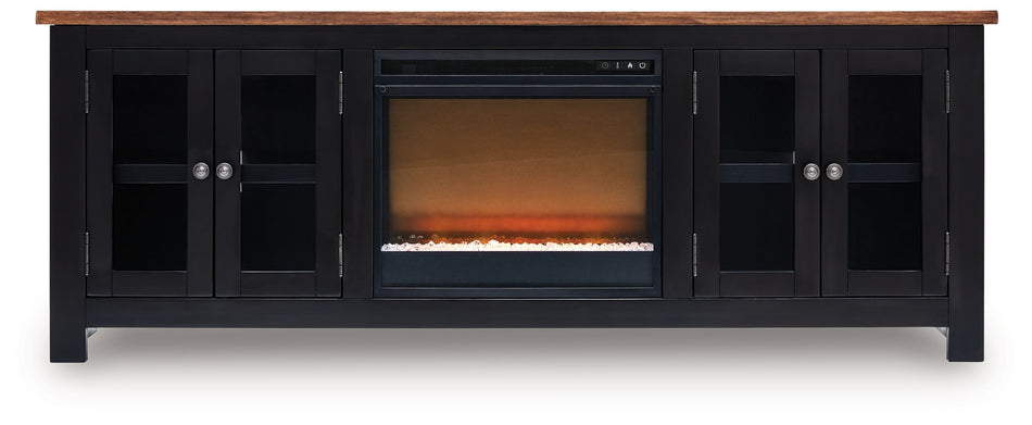 Wildenauer - 76" TV Stand With Electric Fireplace