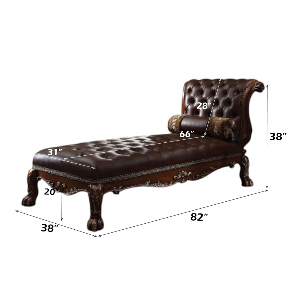 Dresden - Chaise longue con 1 almohada